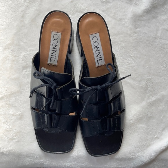 CONNIE Brazilian Square Toe Slides, 8 - Picture 4 of 11